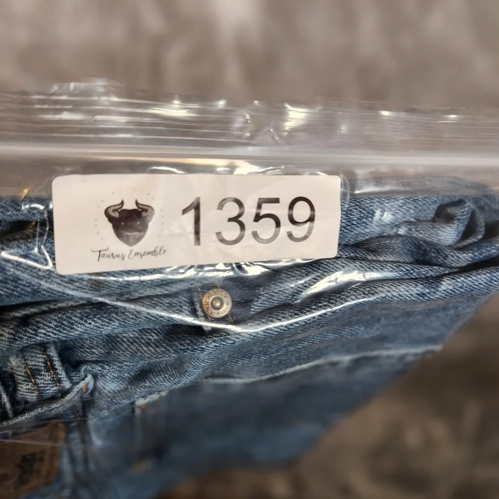 Wrangler Jeans Men's 44X30 Relaxed Fit 97601VR‎ Blue Pre-Owned STAIN